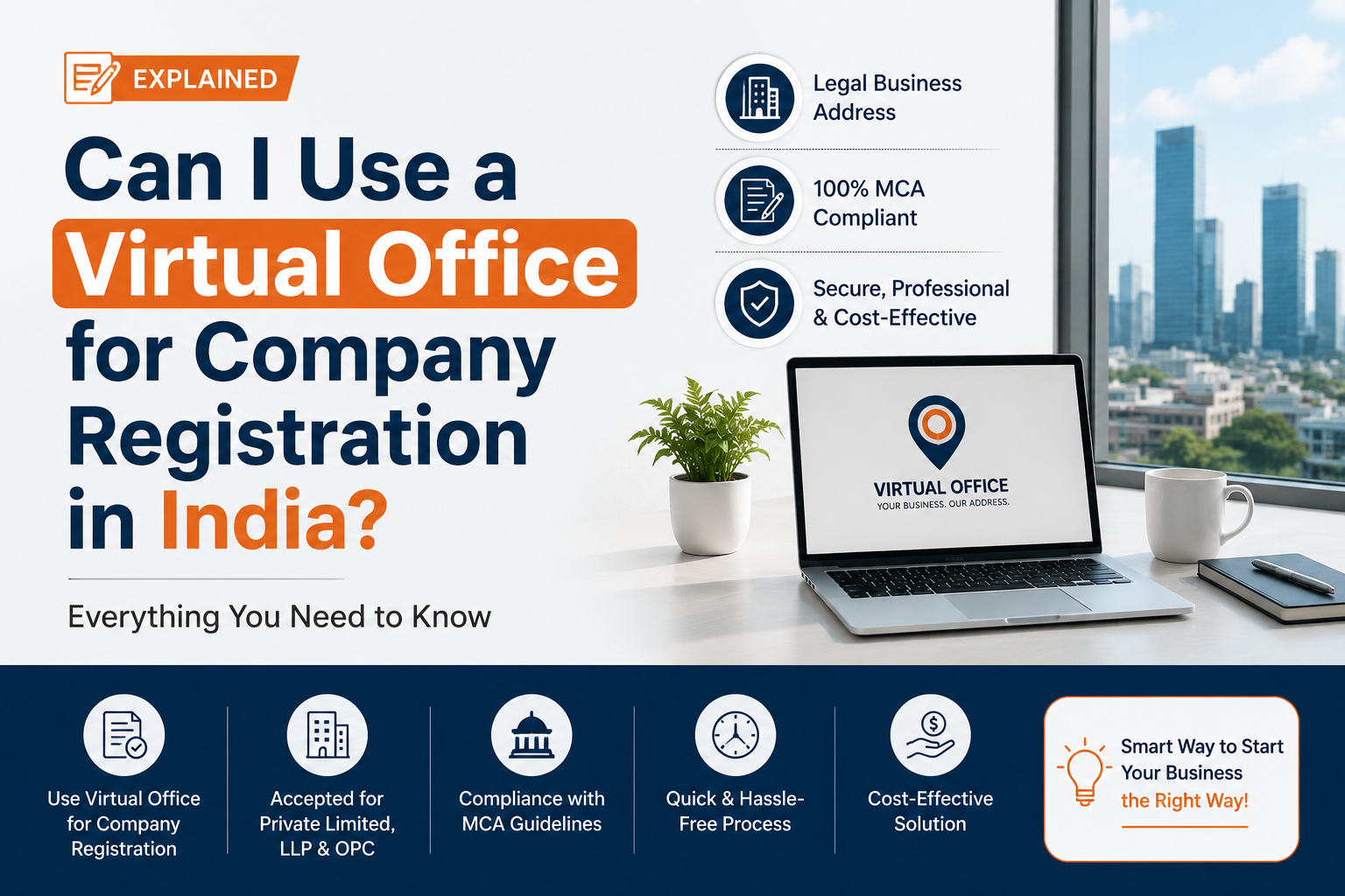 Can I Use a Virtual Office for Company Registration in India - Team cowork