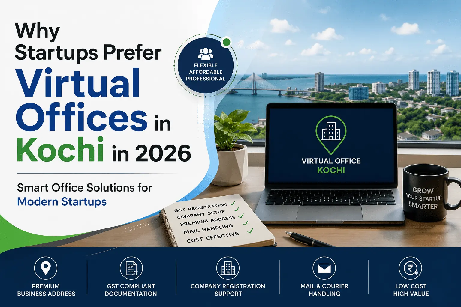 Virtual Office in Kochi for Startups | GST & Business Registration