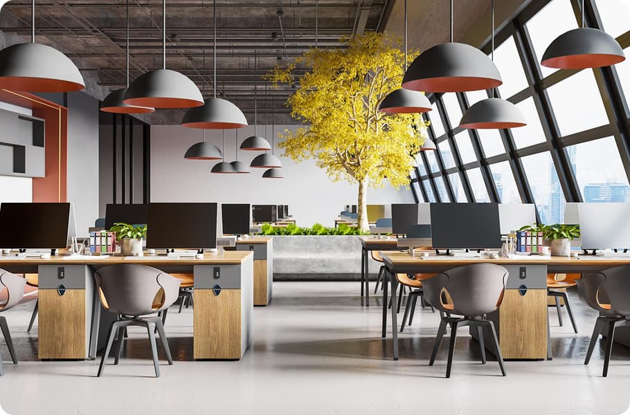 virtual office background